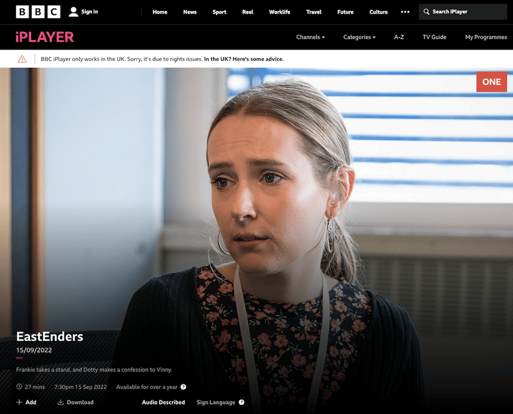 engelsk tv