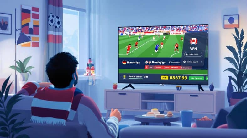 Bundesliga med VPN