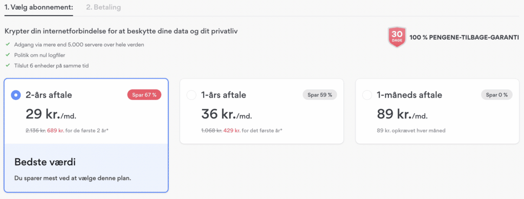 NordVPN tilbud